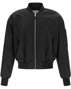 Entire studios Nylon Bomber Jacket - Black