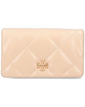 Tory Burch Wallet With Chain - Natural