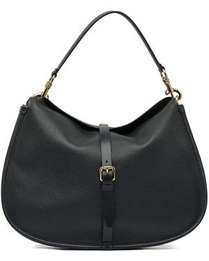 Etro Extra-Large Leather Shoulder Bag - Black