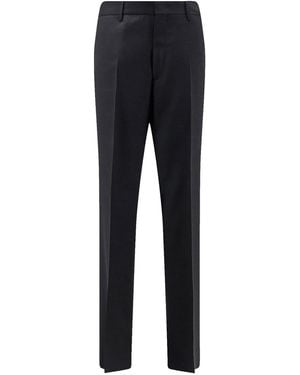 Tagliatore Viscose And Silk Pants - Blue