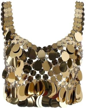 Rabanne Haut Top - Metallic