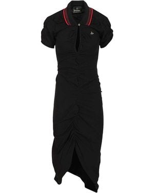 Vivienne Westwood Pulling Cotton Dress - Black