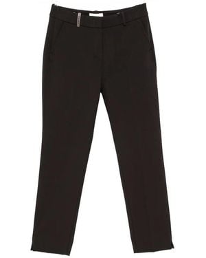 Peserico Straight Leg Pants - Black