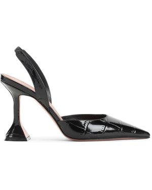 AMINA MUADDI Holli Sling 95 Mules - White