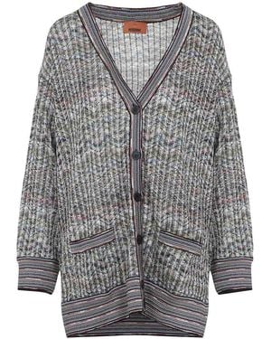 Missoni Caperdoni Maxi Cardigan - Gray