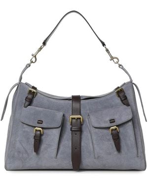 Mulberry Schultertasche - Grau