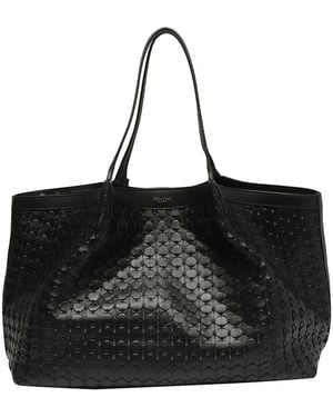 Serapian Secret Mosaico Tote Bag - Black