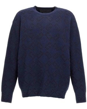 Givenchy Logo Embroidery Jumper - Blue