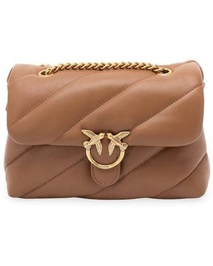 Pinko Love Puff Mini Bag - Brown