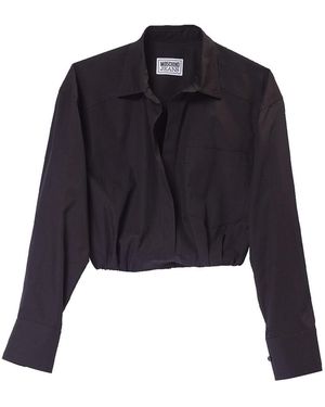 Moschino Cropped Shirt - Blue
