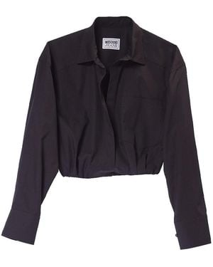Moschino Cropped Shirt - Blue