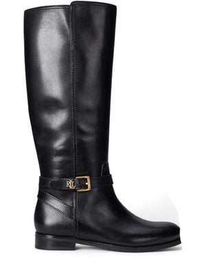 Ralph Lauren Brooke Tll 2-Boots-Tall Boot - Black