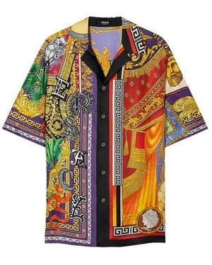 Versace Short Sleeve Shirts - Multicolour