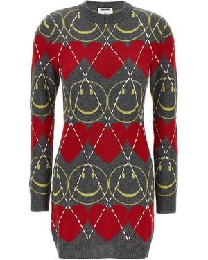 Moschino Wool Dress - Red