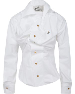 Vivienne Westwood Orb Logo Shirt - White