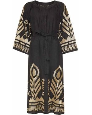 Kori Embroidered Dress - Black