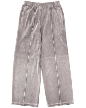 T By Alexander Wang Jogger Pants With Logo - Gray