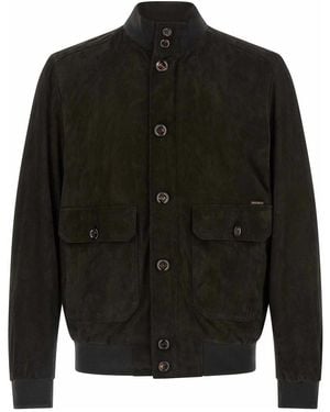 Moorer Carlos Bomber Jacket - Black