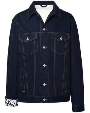 Burberry Cotton Jacket For - Blue