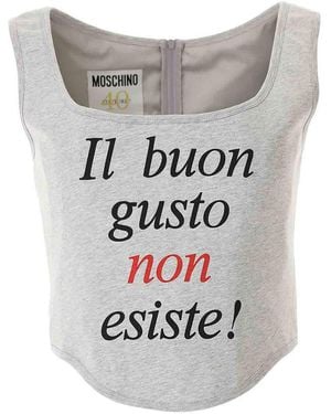 Moschino Archive Catwalk Top - Gray