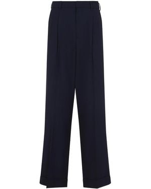 CASABLANCA Wool Pant - Blue