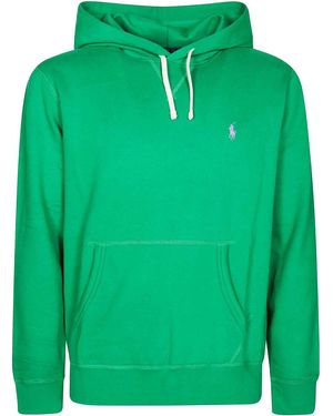 Polo Ralph Lauren Lspohood Sweatshirt With Hood - Green