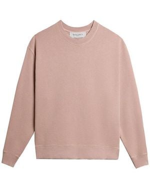 Golden Goose Cotton Crewneck Sweatshirt - Pink
