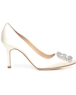 Manolo Blahnik Dcollet - White
