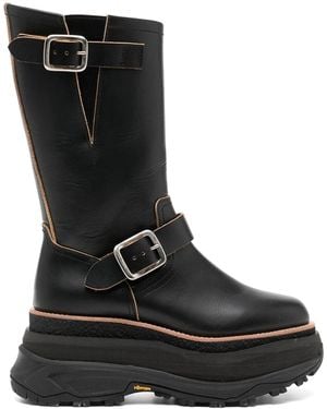 Sacai Long Boots - Black