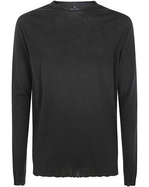 MD75 Classic Round Neck Pullover - Black