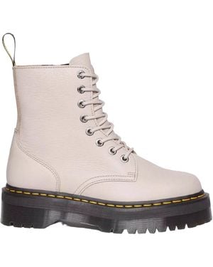 Dr. Martens Jadon Iii Lace-Up Boots - Natural