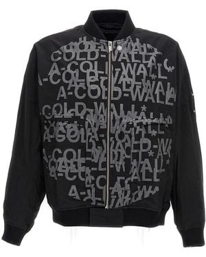 A_COLD_WALL* 'imprint' Bomber Jacket - Black