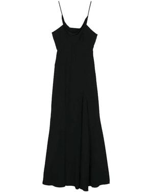 Isabel Marant Kapri Cowl-Neck Crepe Maxi Dress - Black