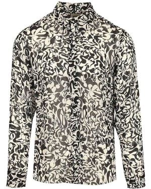 Dries Van Noten Carvies Viscose Shirt - Black