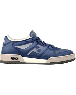 Fendi Trainers With Logo Ff - Blue