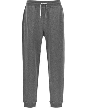 Brunello Cucinelli Cotton Blend Joggers - Grey
