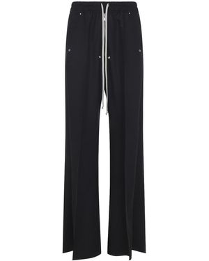 Rick Owens Wide Bela Trousers - Blue