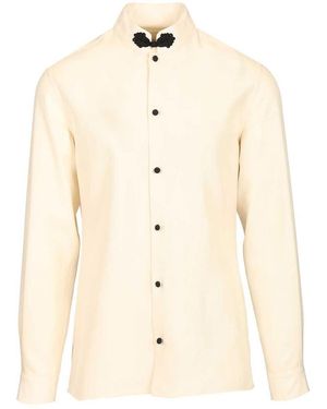 Valentino Garavani Silk Shantung Shirt - Natural