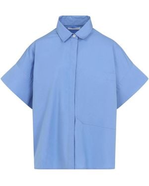 Co. Boxy Ss Shirt - Blue