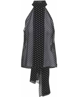 Tom Ford Polka Dot Blouse - Blue