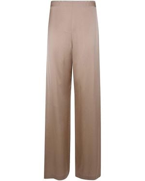 Blugirl Blumarine Satin Long Pants - Natural