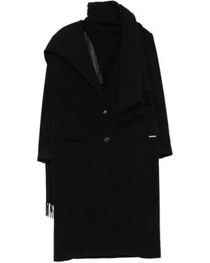 The Attico Coat - Black