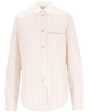 forte_forte Shirt With French Collar - White