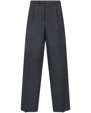 Jil Sander Tailored Wool Pants - Blue