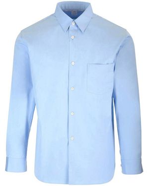 Comme des Garçons Cotton Poplin Shirt - Blue