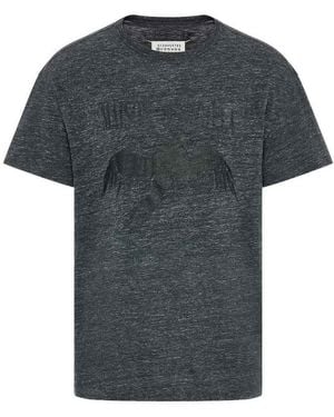 Maison Margiela Oversized Bird Artisanal 2025 T-Shirt - Black