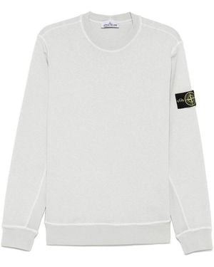Stone Island Pearl Crewneck Sweatshirt - White