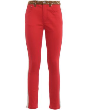 Burberry Pantalón Casual - Rojo