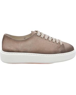 Santoni Trainers - Brown