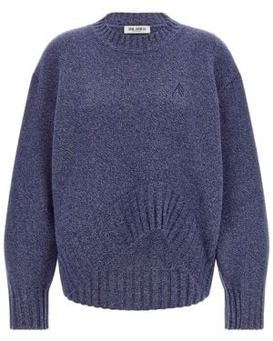 The Attico Asymmetrical Hem Jumper - Blue